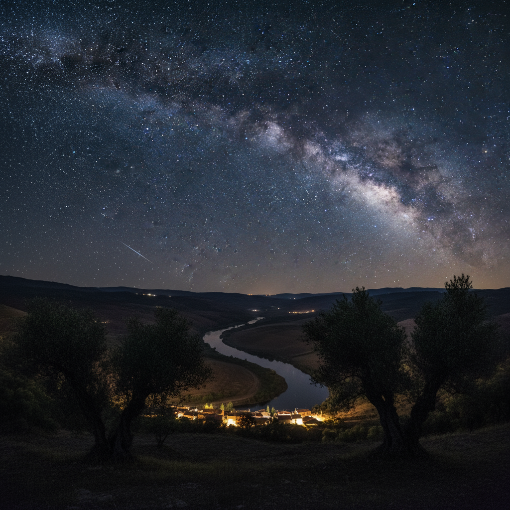 Cielo estrellado del valle