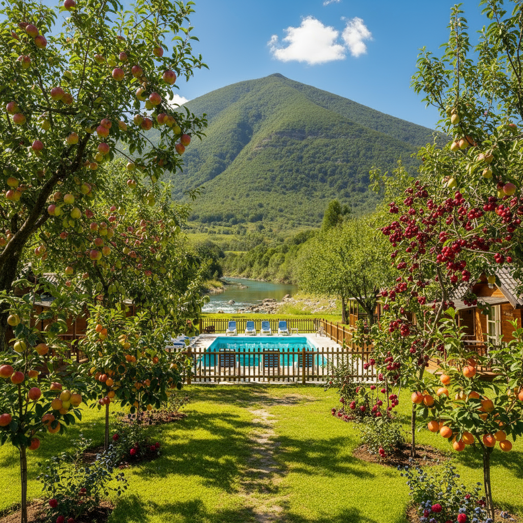 Jardín y áreas verdes