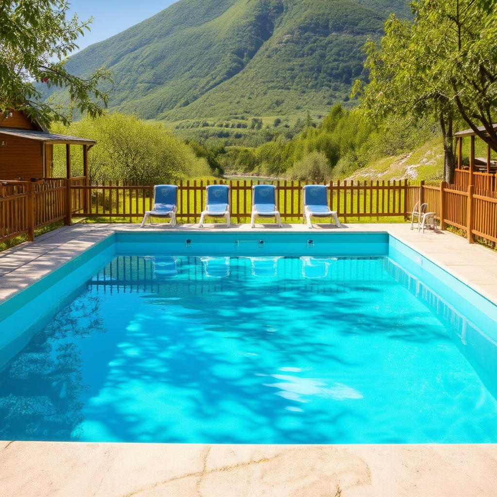 Piscina de Illacara Cabañas